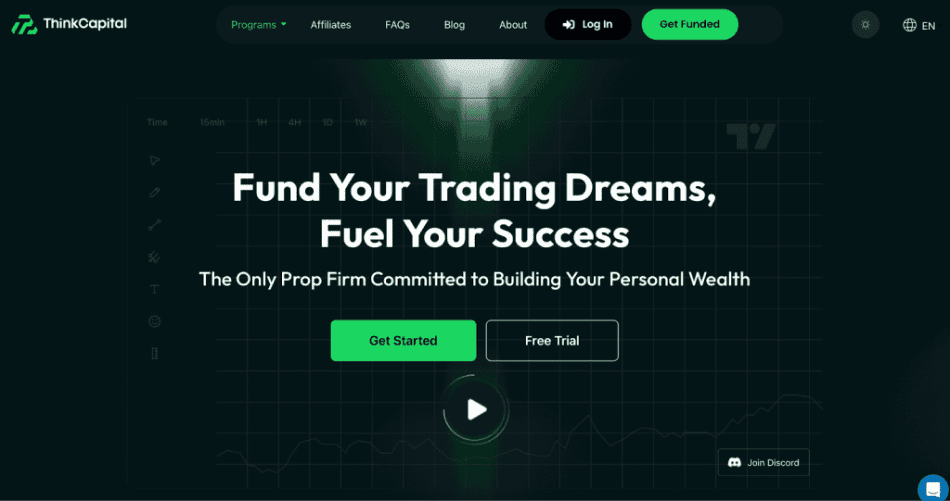 ThinkCapital Website Homepage